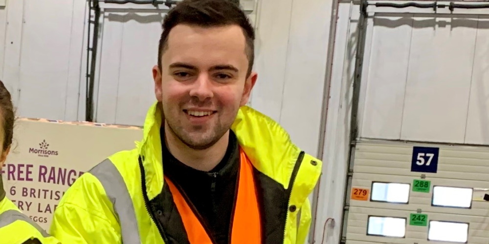 Photo of Vince at work