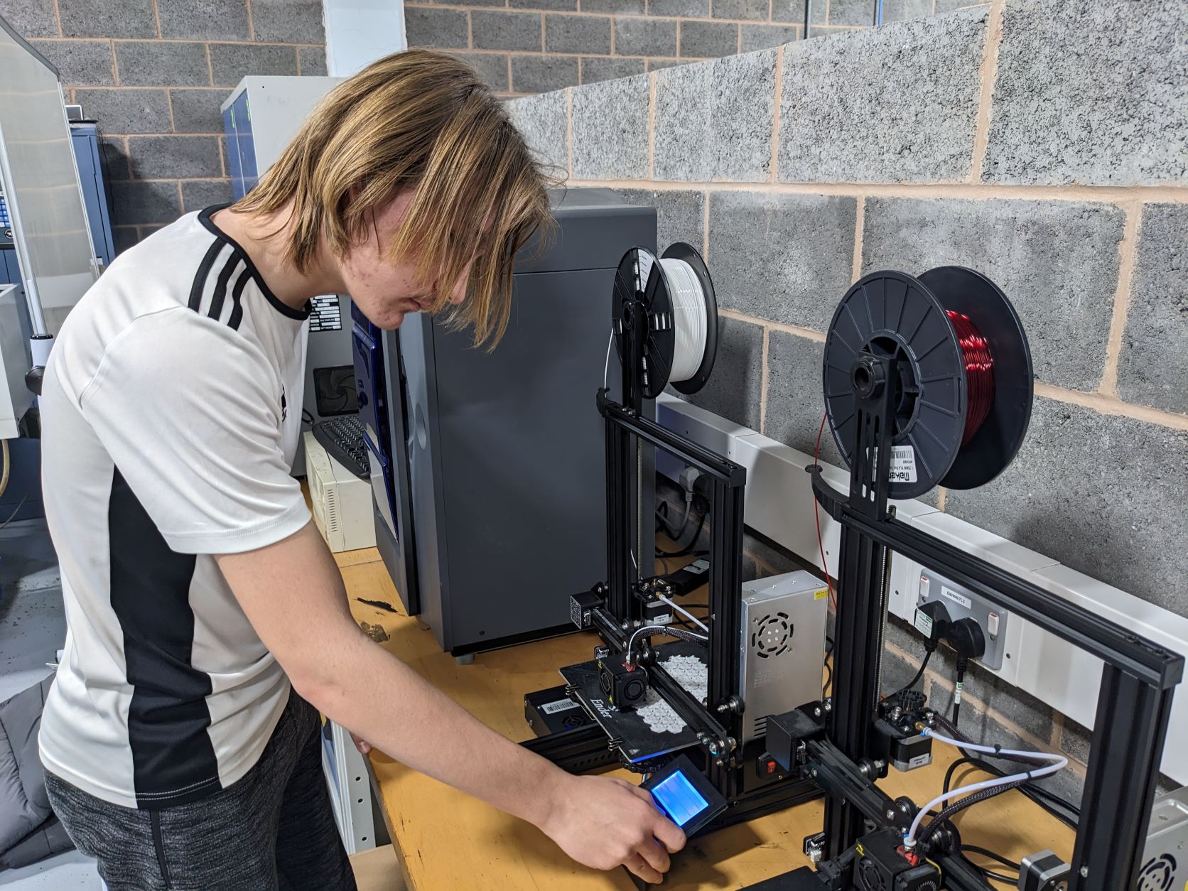 Student uses new 3D printer