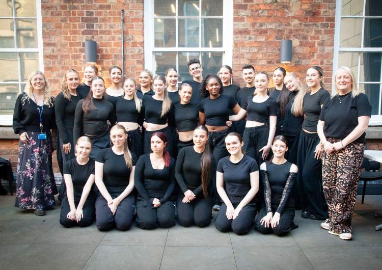 Dance students performed at the launch event.