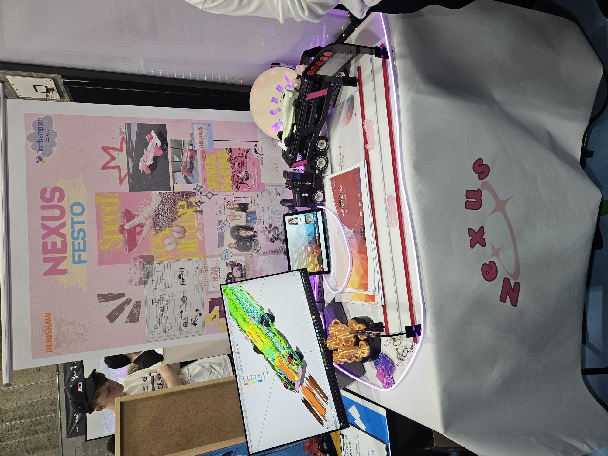 Information stand about the event