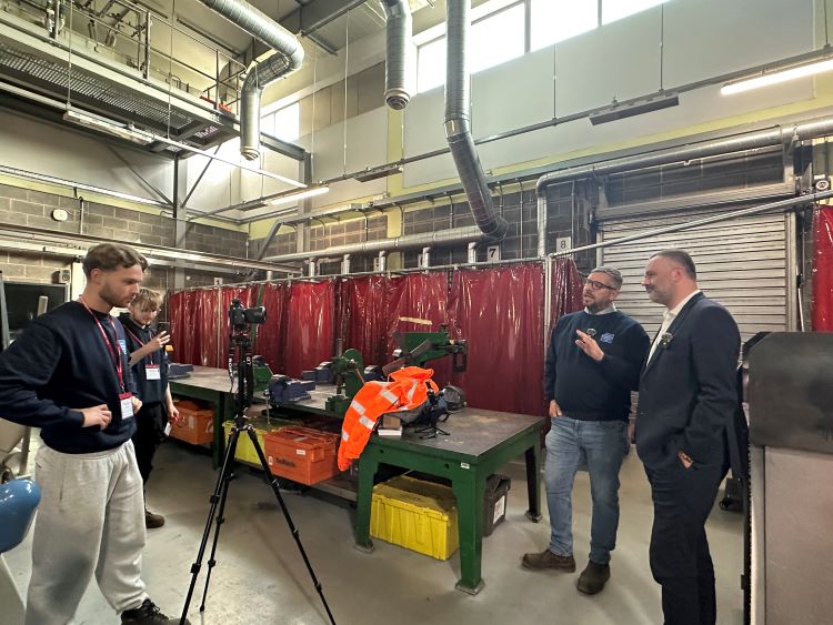 Spitfire Engineering Services Ltd interview Northampton College Principal Jason Lancaster