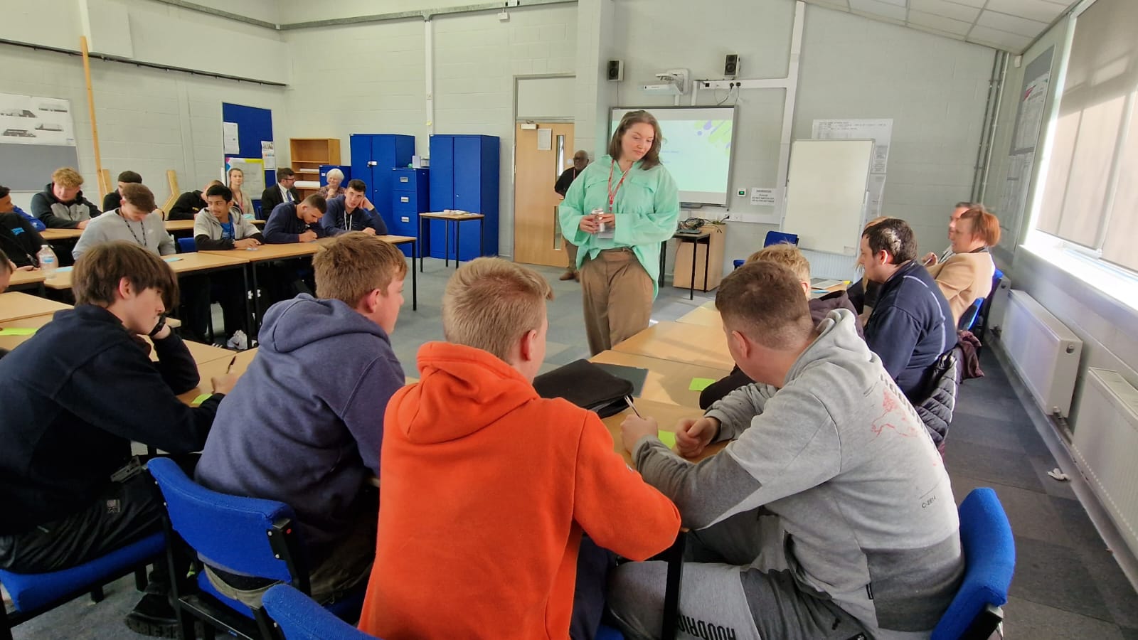 Students taking part in 'Stand By Her' workshop