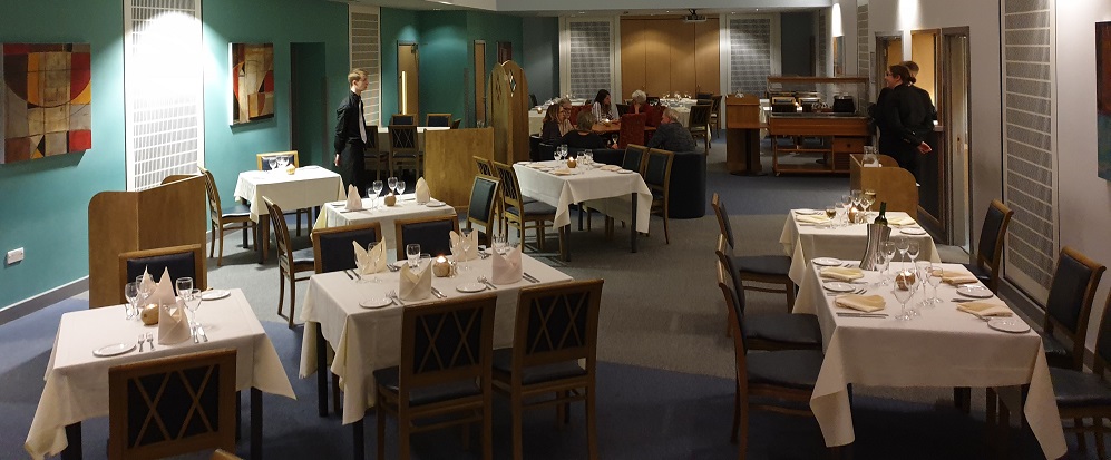 Image of dining tables set out in The Lane Restaurant